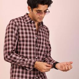 DEZANO Opaque Checked Casual Shirt-image-89