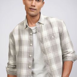 HIGHLANDER Men Spread Collar Buffalo Checked Cotton Casual Shirt-image-92