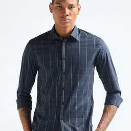 Flying Machine Slim Fit Checked Casual Shirt-picture-15