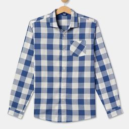 R&B Boys Buffalo Checked Cotton Casual Shirt-picture-20