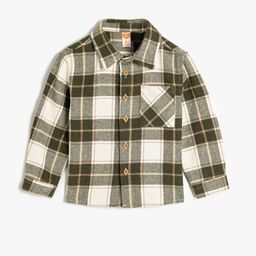 Koton Boys Spread Collar Tartan Checked Casual Shirt-picture-8