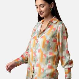 NEOFAA Women Printed Casual Shirt-28