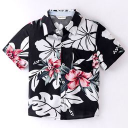CrayonFlakes Boys Floral Printed Casual Shirt-image-92