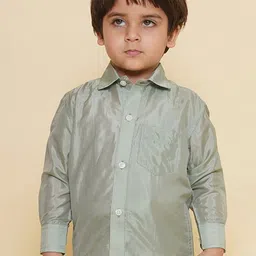 Sethukrishna Boys Printed Spread Collar Casual Shirt-43