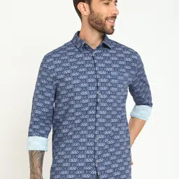 GUESS Typography Printed Casual Shirt-image-33