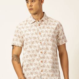 Provogue Men Premium Slim Fit Floral Opaque Printed Casual Shirt-image-17