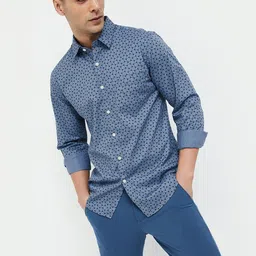 CODE by Lifestyle Men Slim Fit Floral Opaque Printed Casual Shirt-image-98