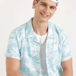 Joven Men Floral Opaque Printed Casual Shirt-image-49