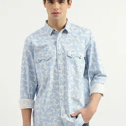 United Colors of Benetton Animal Printed Cotton Casual Shirt-image-75