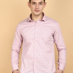 V-Mart Floral Printed Twill Coton Casual Shirt-image-25