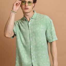KETCH Oversized Floral Printed Casual Shirt-image-40
