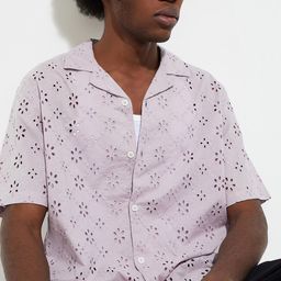 max Self Design Spread Collar Cotton Regular Fit Casual Shirt-image-14