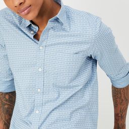 max Geometric Printed Spread Collar Cotton Regular Fit Casual Shirt-image-91