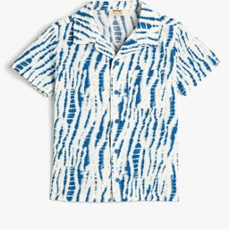 Koton Boys Abstract Printed Pure Cotton Casual Shirt-image-45