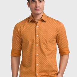 ColorPlus Men Tailored Fit Opaque Printed Casual Shirt-image-94