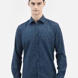 Crimsoune Club Abstract Printed Slim Fit Pure Cotton Casual Shirt-image-7