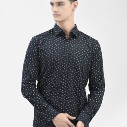 Crimsoune Club Slim Fit Micro Ditsy Printed Pure Cotton Casual Shirt-image-84