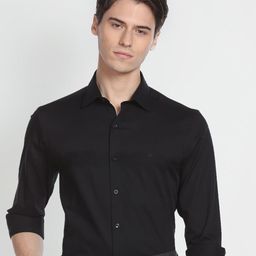 Arrow Pure Cotton Slim Fit Printed Formal Shirt-picture-5