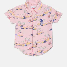U.S. Polo Assn. Kids Boys Pure Cotton Opaque Printed Casual Shirt-picture-25