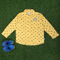 V-Mart Infants Conversational Printed Cotton Casual Shirt-picture-8