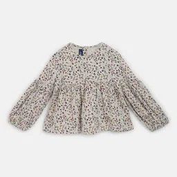 Chicco Girls Floral Printed Cotton Peplum Top-picture-41