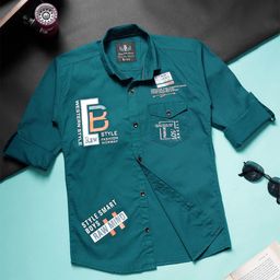 SKY HEIGHTS Boys Opaque Printed Pure Cotton Casual Shirt-image-47