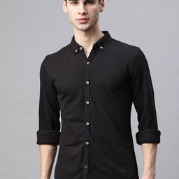MANQ Men Slim Fit Pure Cotton Casual Shirt-image-71