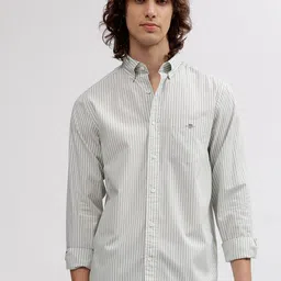 GANT Striped Button Down Regular Fit Shirt-picture-6