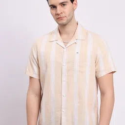 Lee Men Opaque Striped Casual Shirt-image-19