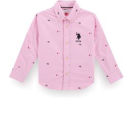 U.S. Polo Assn. Kids Boys Classic Conversational Printed Pure Cotton Casual Shirt-picture-4