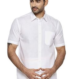 Ramraj Classic Short Sleeves Pure Cotton Ethnic Shirt-image-92