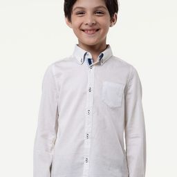 One Friday Boys Cotton Classic Opaque Casual Shirt-image-65