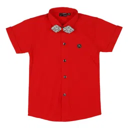 Actuel Boys Pure Cotton Shirt With Bow-image-27