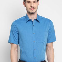 Turtle Men Blue Opaque Casual Shirt-image-59