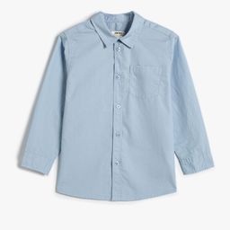 Koton Boys Opaque Pure Cotton Casual Shirt-image-35