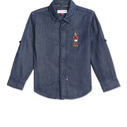 U.S. Polo Assn. Kids Boys Button-Down Collar Pure Cotton Casual Shirt-image-50