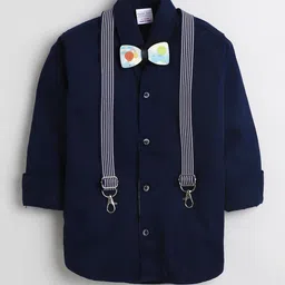 Polka Tots Boys Full Sleeve Cotton Opaque Casual Shirt-image-91