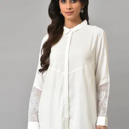 W Women Longline Casual Shirt-picture-38