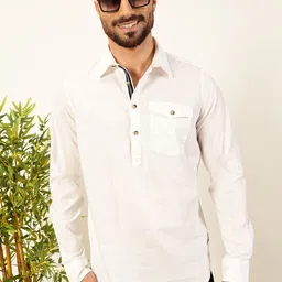 Thomas Scott Men Premium Solid Casual Shirt-image-45