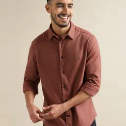 Andamen Premium Spread Collar Cotton Casual Shirt-image-22