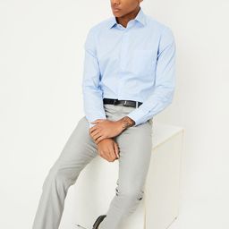 max Spread Collar Long Sleeves Cotton Casual Shirt-image-30
