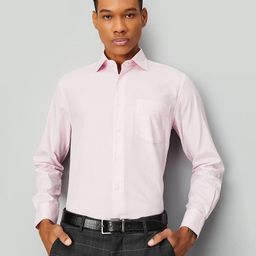 max Spread Collar Long Sleeves Cotton Casual Shirt-image-99