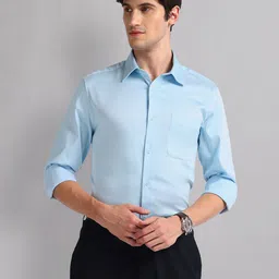 AD By Arvind Spread Collar Opaque Casual Shirt-image-76