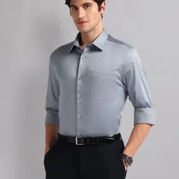 AD By Arvind Spread Collar Opaque Casual Shirt-image-74