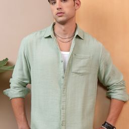 LOCOMOTIVE Premium Jacquard Textured Relaxed Shirt-image-50