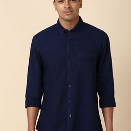 Allen Solly Button-Down Collar Pure Cotton Casual Shirt-image-88