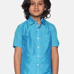 Sethukrishna Boys Spread Collar Casual Shirt-2