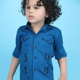 Polka Tots Boys Opaque Casual Shirt-image-80