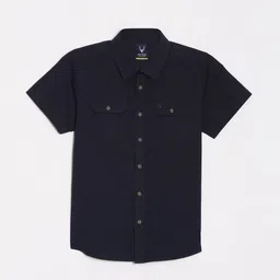 Allen Solly Junior Boys Spread Collar Solid Cotton Casual Shirt-image-92