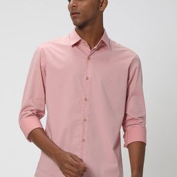 Mufti Slim Fit Opaque Cotton Casual Shirt-image-54